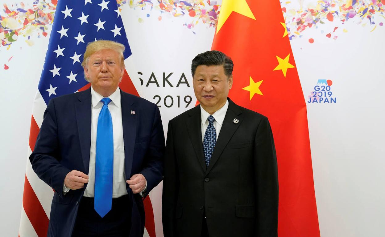 Donald Trump y Xi Jinping, durante su último encuentro en la cumbre del G-20, en Osaka (Japón).