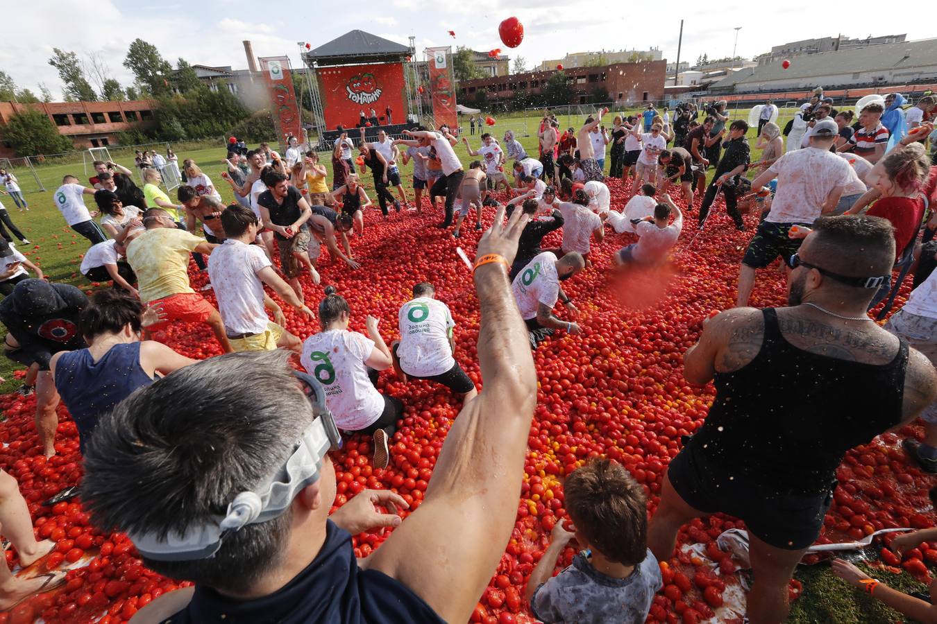 Fotos: Tomatina en San Petersburgo