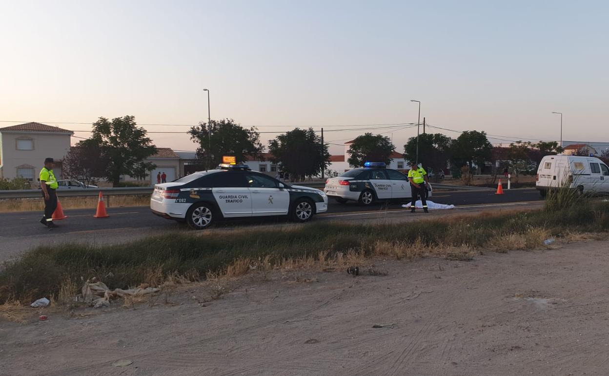 Un hombre fallece tras ser atropellado en la N-430, en Gargáligas