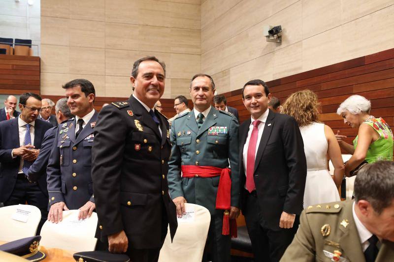 El presidente de la Junta incide en la mejora de las comunicaciones en el acto institucional del Día de Extremadura. 