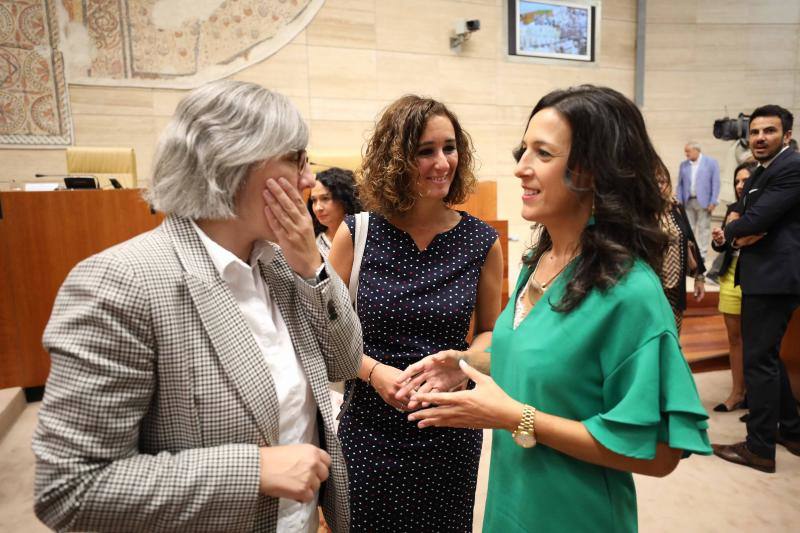 El presidente de la Junta incide en la mejora de las comunicaciones en el acto institucional del Día de Extremadura. 