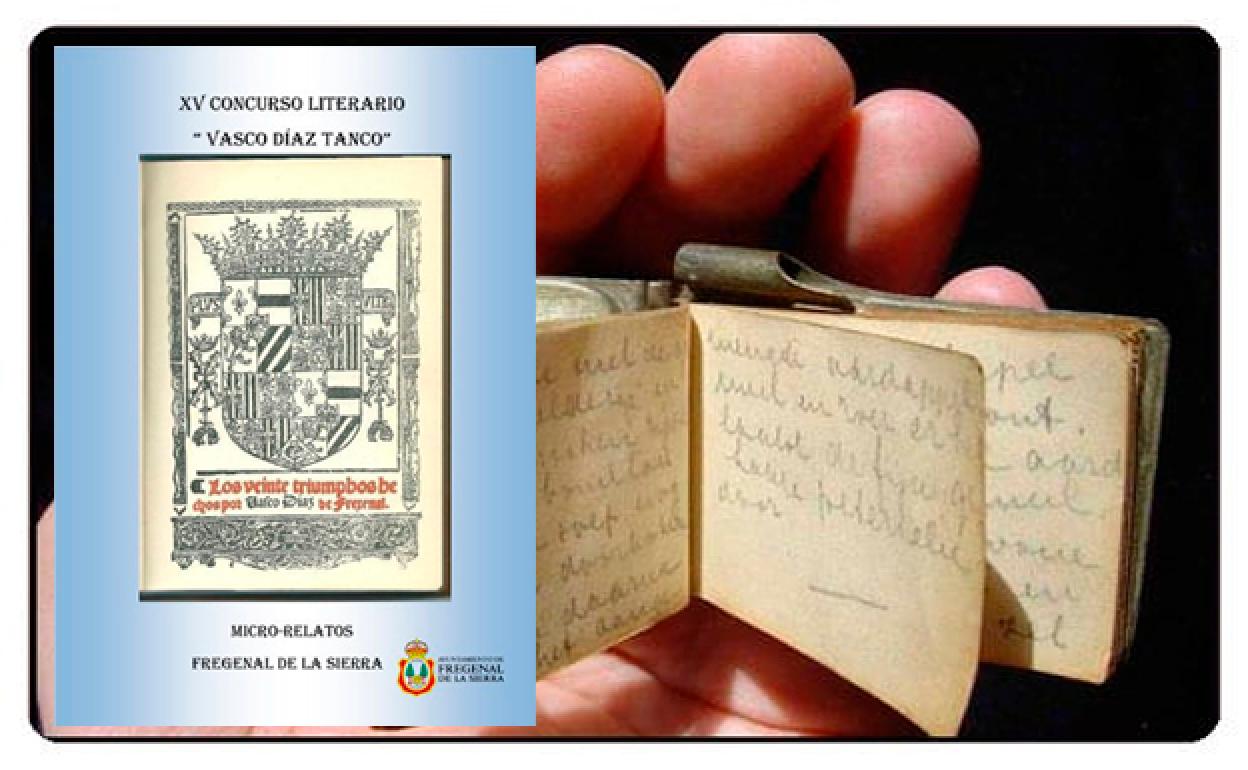 El ayuntamiento de Fregenal convoca el XV concurso de micro relatos «Vasco Díaz Tanco»