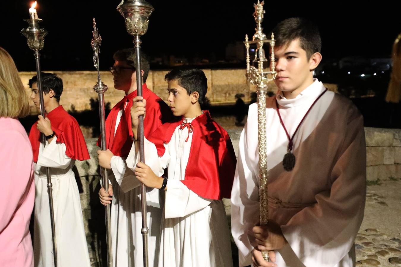 Fotos: El Via Martyrum de Santa Eulalia recreó el camino que hizo con sus 12 paradas