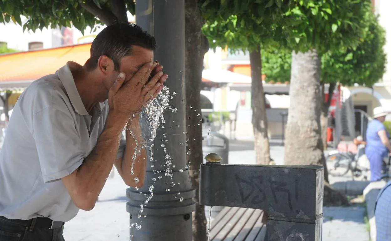 Badajoz registra la temperatura más alta del país, 36,4 grados