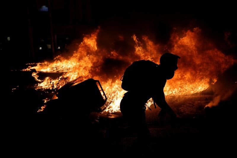 Fotos: Segunda jornada de protestas en Cataluña tras la sentencia del &#039;procés&#039;