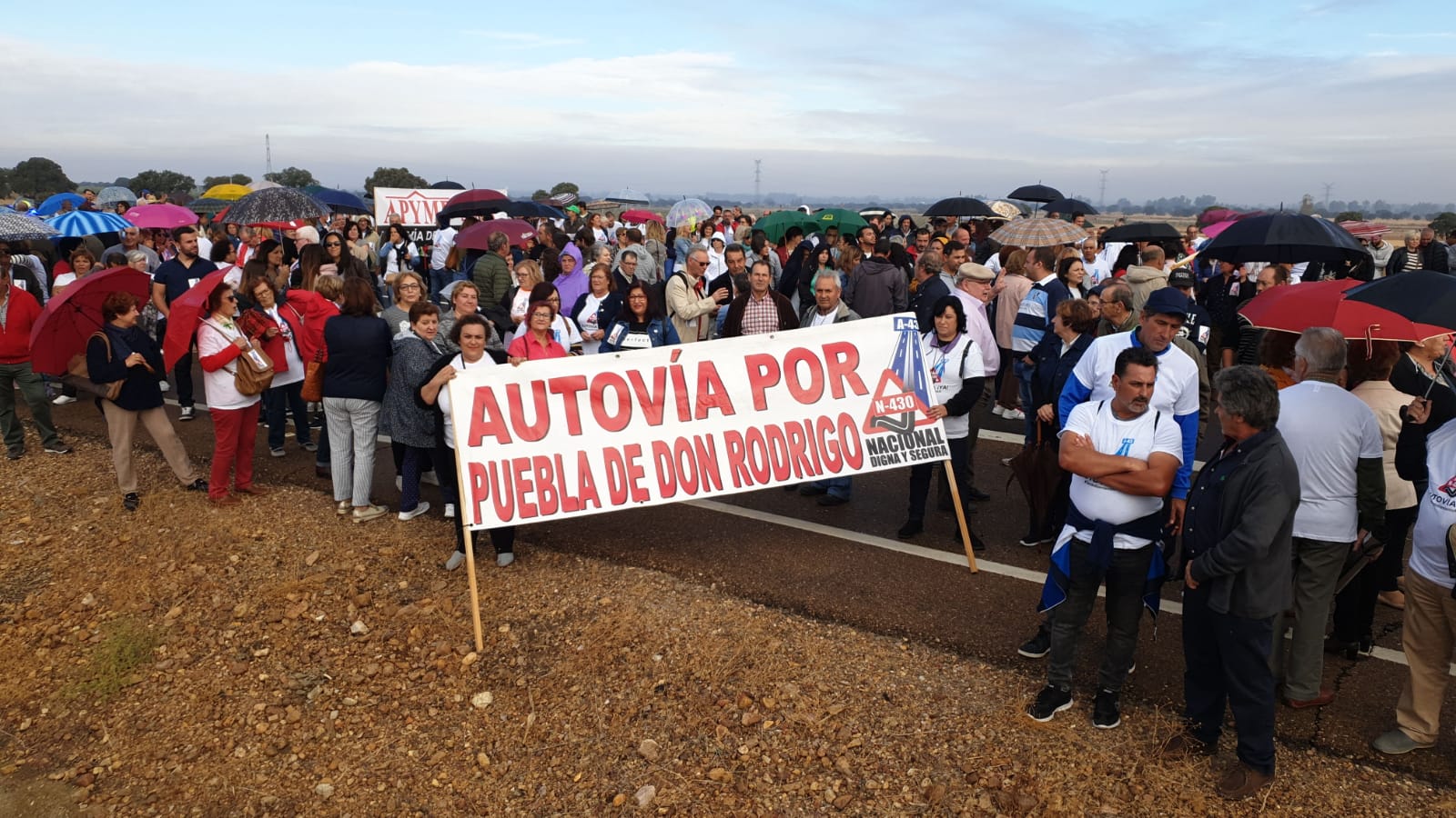 Fotos: Manifestación por el desdoblamiento de la N-430