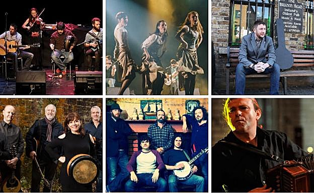 Böj, Cáceres Ceilidh Band & Irish Treble, Daoirí Farrell Trio & Yoko Takano, Dervish. Erdini y Peter Browne Band::