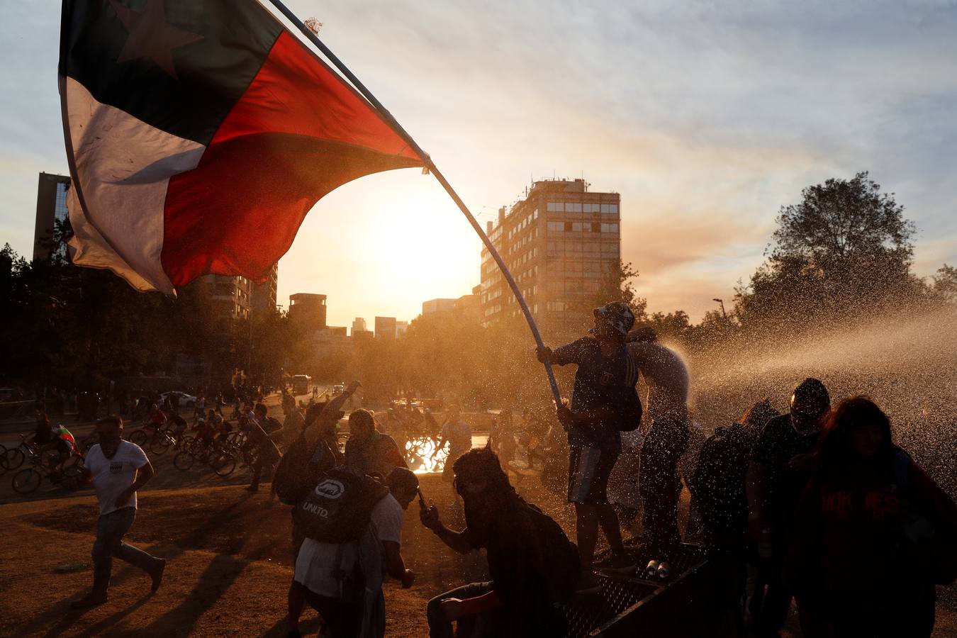 Fotos: Protesta contra el gobierno de Chile