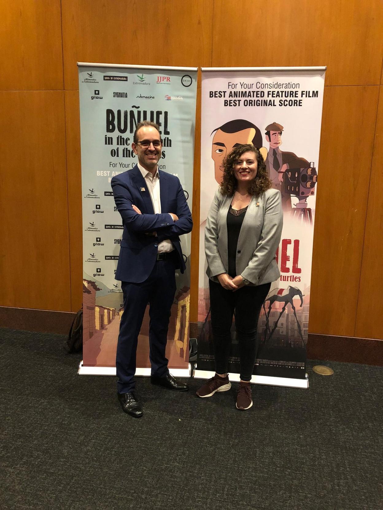 José María Fernández y Natalia Rodrigo. :: hoy