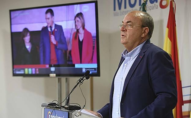 José Antonio Monago, del PP, en Mérida.