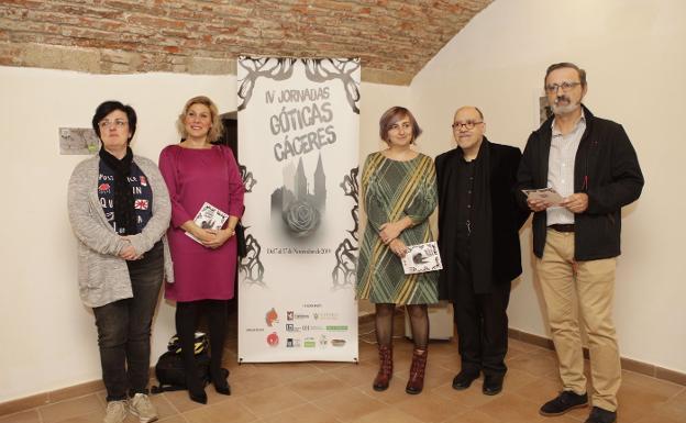 Presentación de las jornadas góticas de Cáceres.