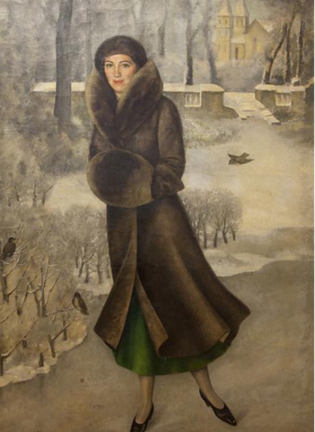 Imagen - 'Retrato de doña Concepción Rábago', obra de Timoteo Pérez Rubio que puede verse en el MUBA.