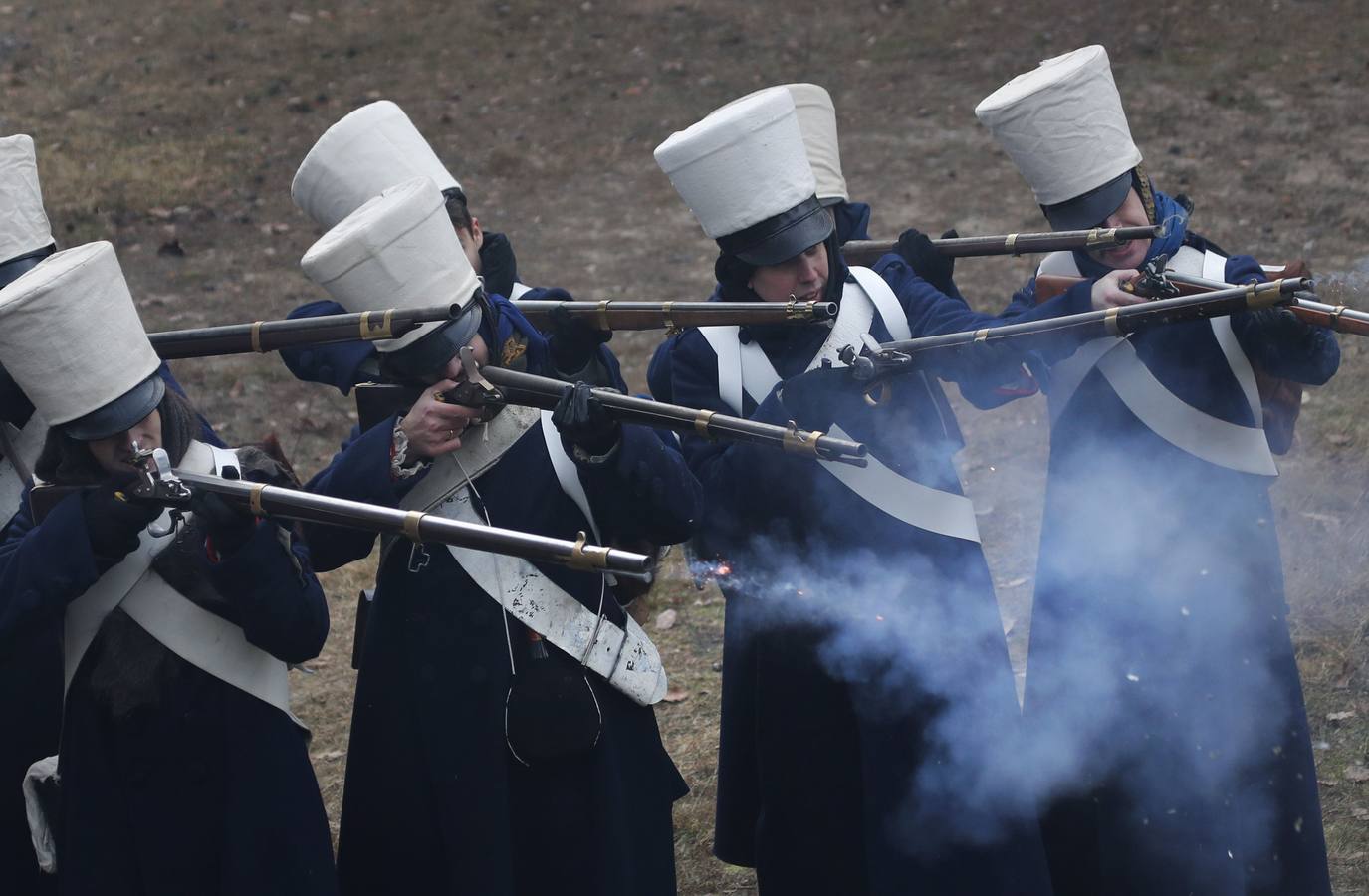 Fotos: Recreación de la Batalla de Berezina de 1812