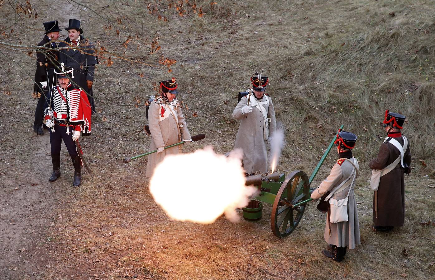 Fotos: Recreación de la Batalla de Berezina de 1812