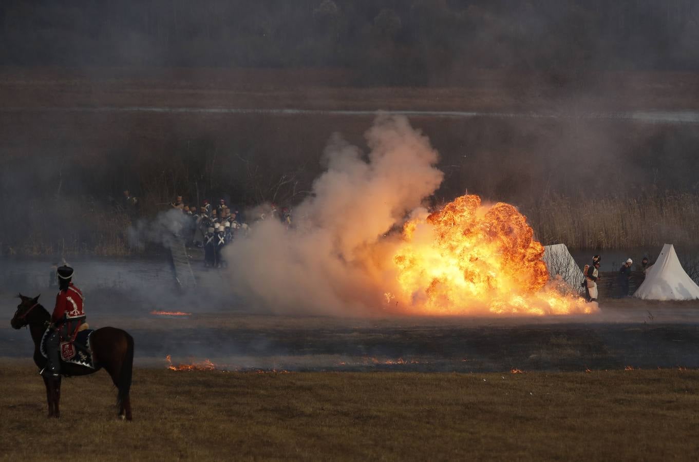 Fotos: Recreación de la Batalla de Berezina de 1812