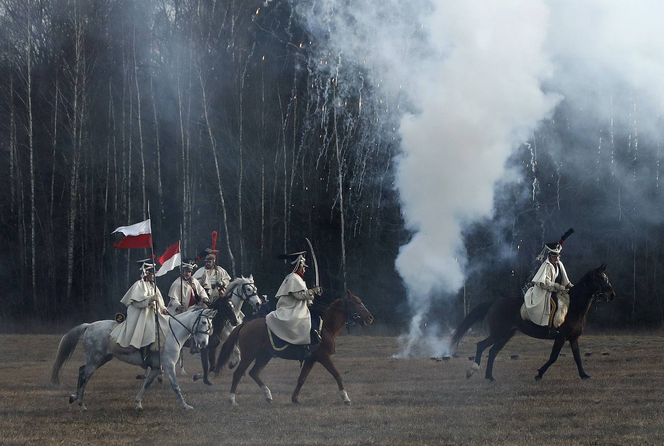 Fotos: Recreación de la Batalla de Berezina de 1812