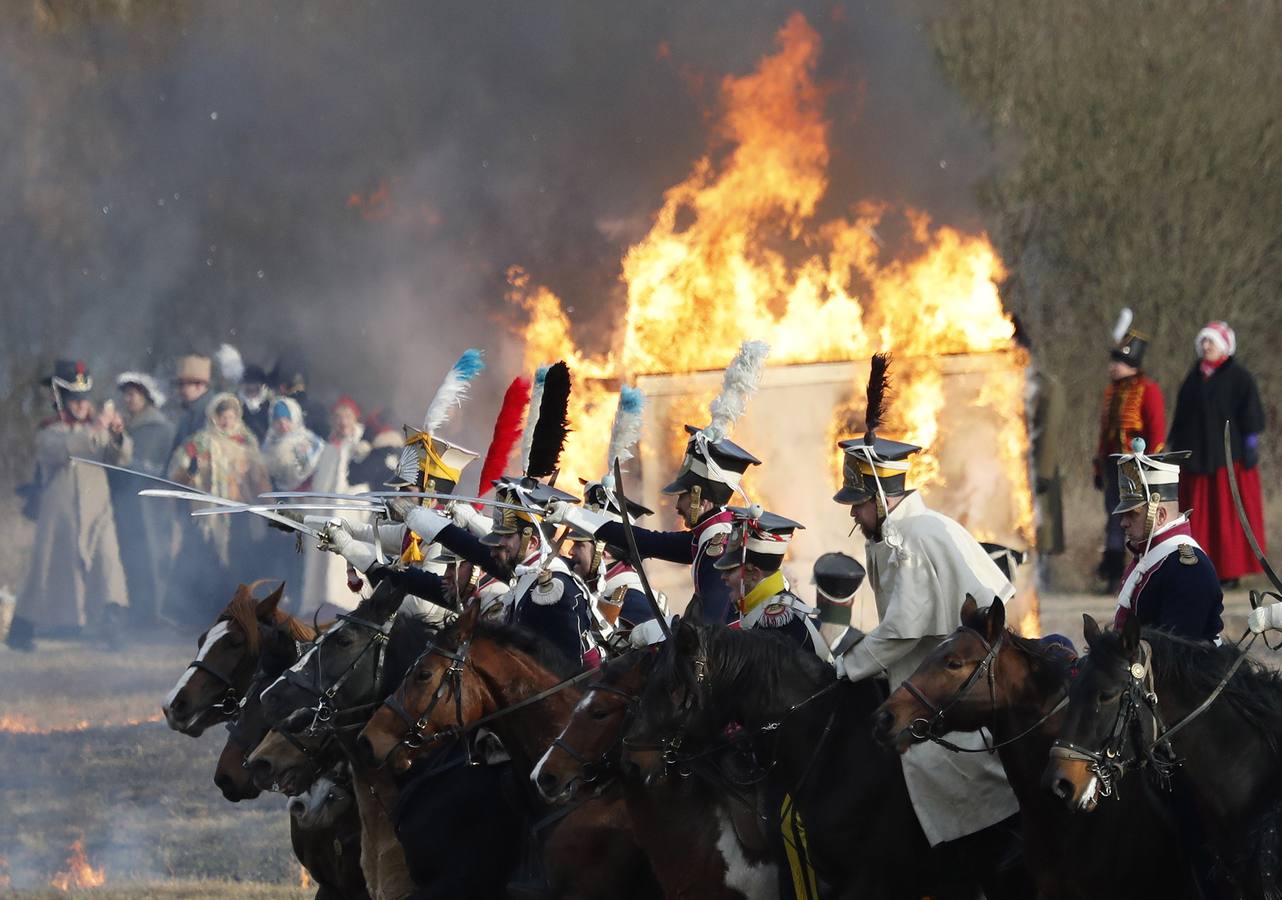 Fotos: Recreación de la Batalla de Berezina de 1812