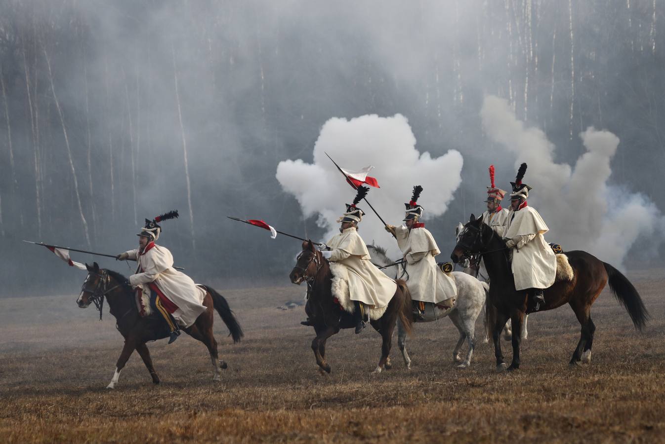 Fotos: Recreación de la Batalla de Berezina de 1812