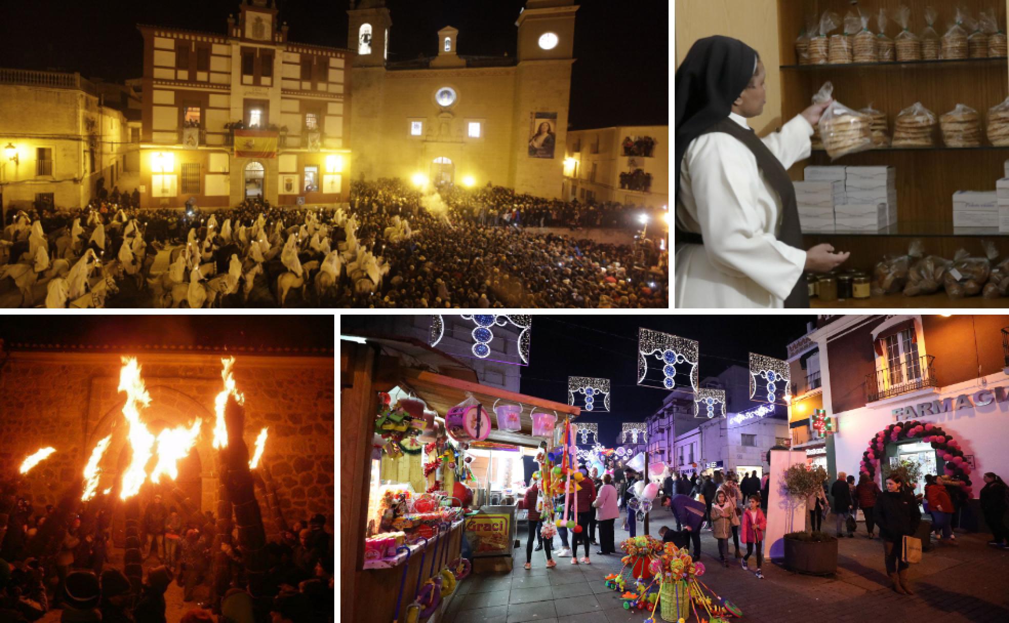 Un puente para emocionarse entre jinetes y hogueras, saborear dulces y disfrutar de planes prenavideños