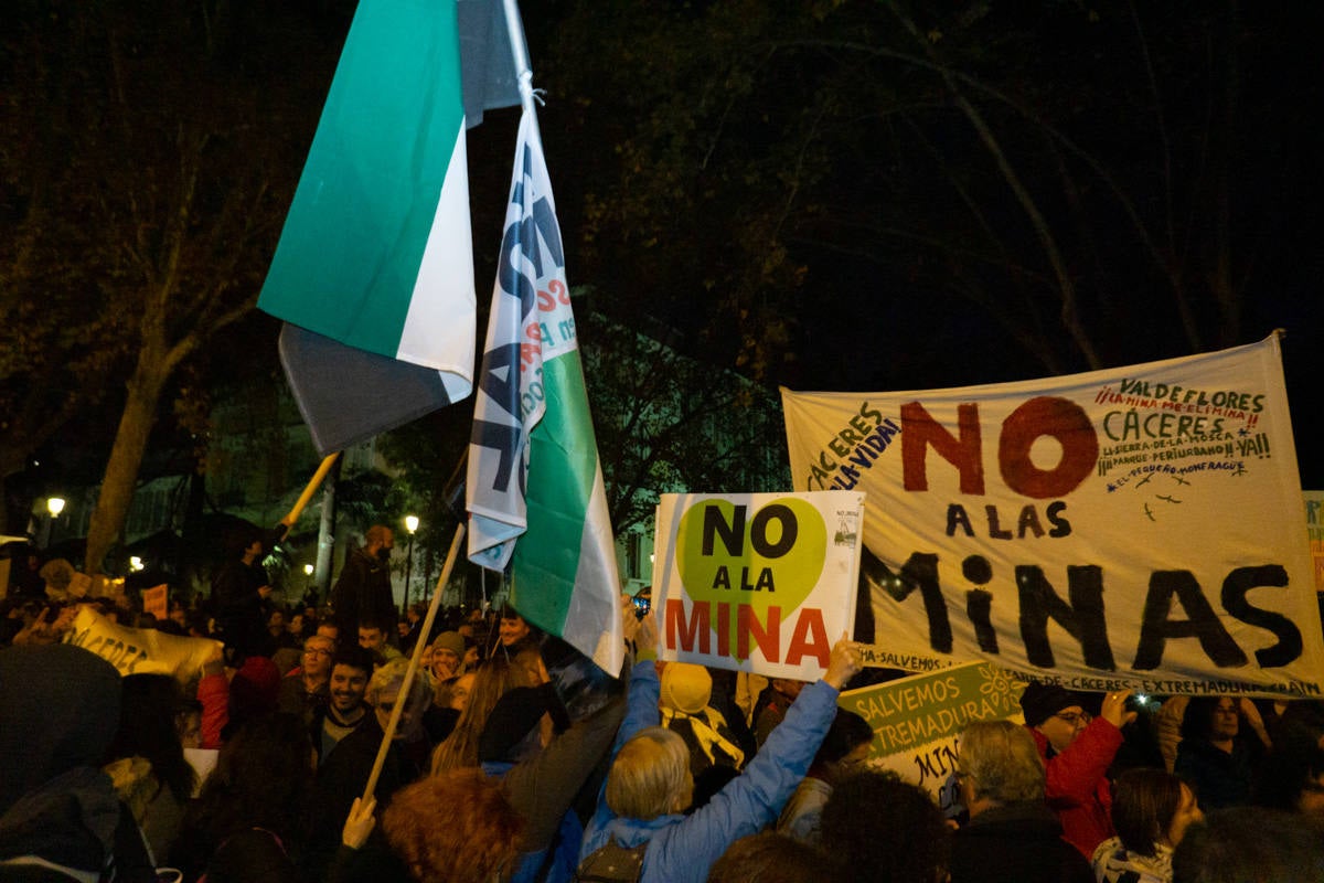 Fotos: Participantes extremeños en la marcha por el clima celebrada en Madrid