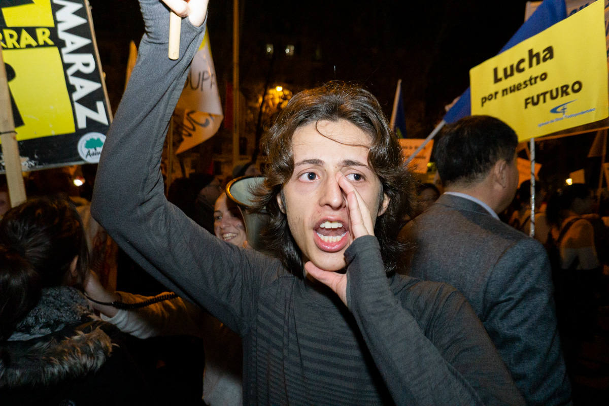 Fotos: Participantes extremeños en la marcha por el clima celebrada en Madrid