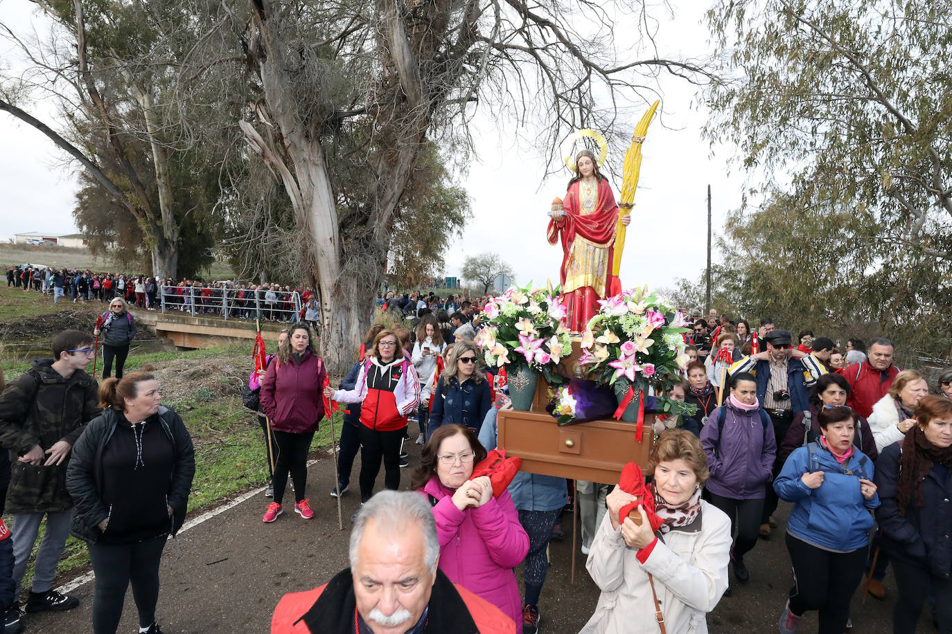 Procesión celebrada en la mañana de este lunes.