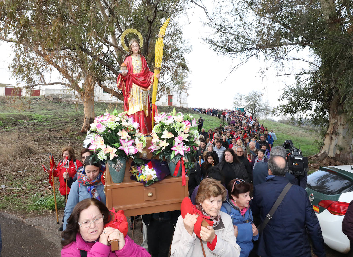 Procesión celebrada en la mañana de este lunes.