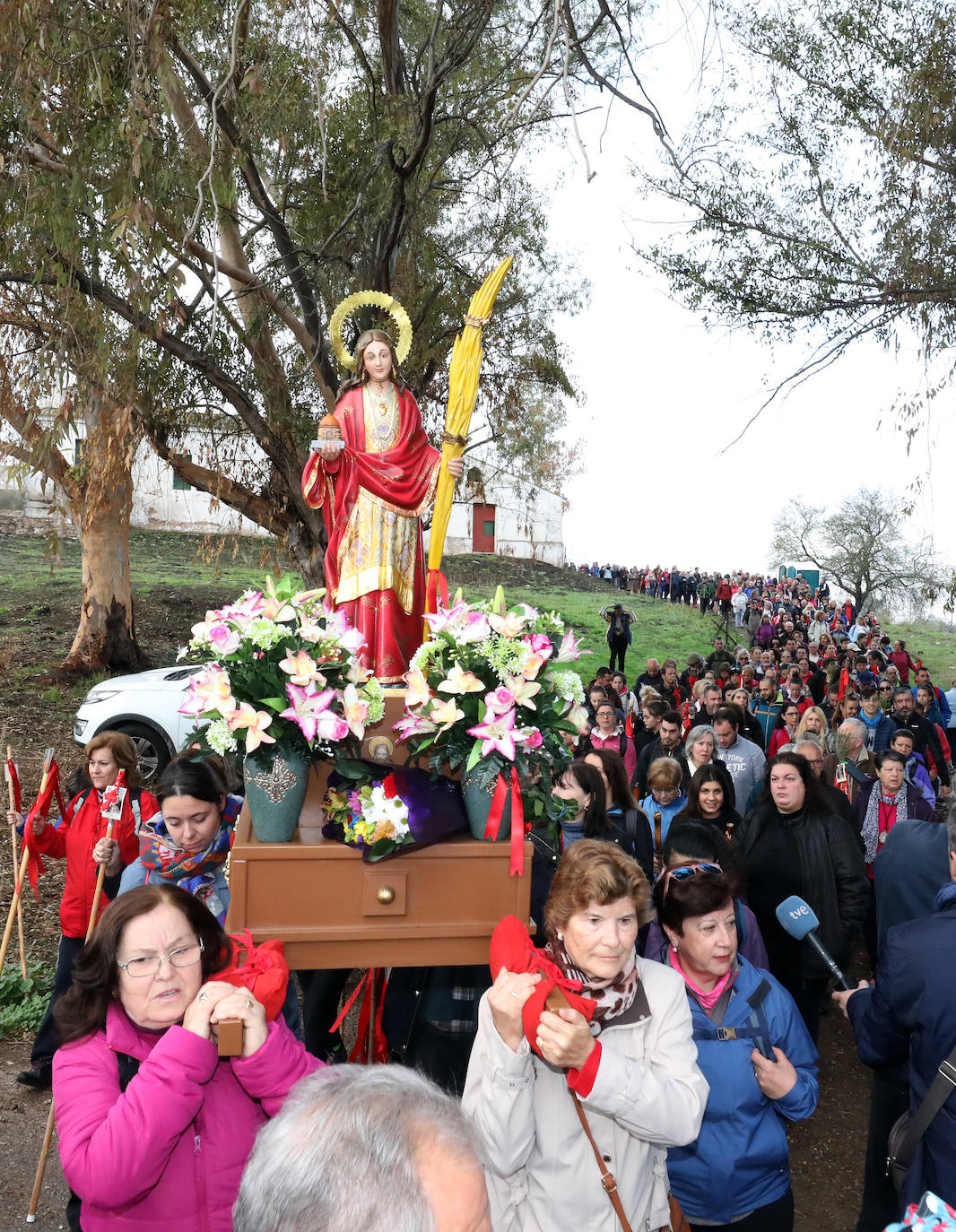 Procesión celebrada en la mañana de este lunes.