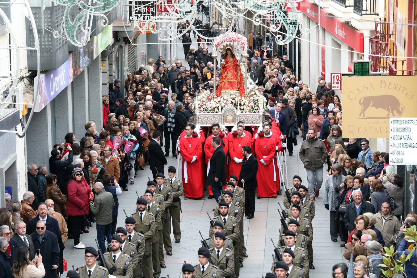 Fotos: Procesión de la mártir Santa Eulalia en Mérida