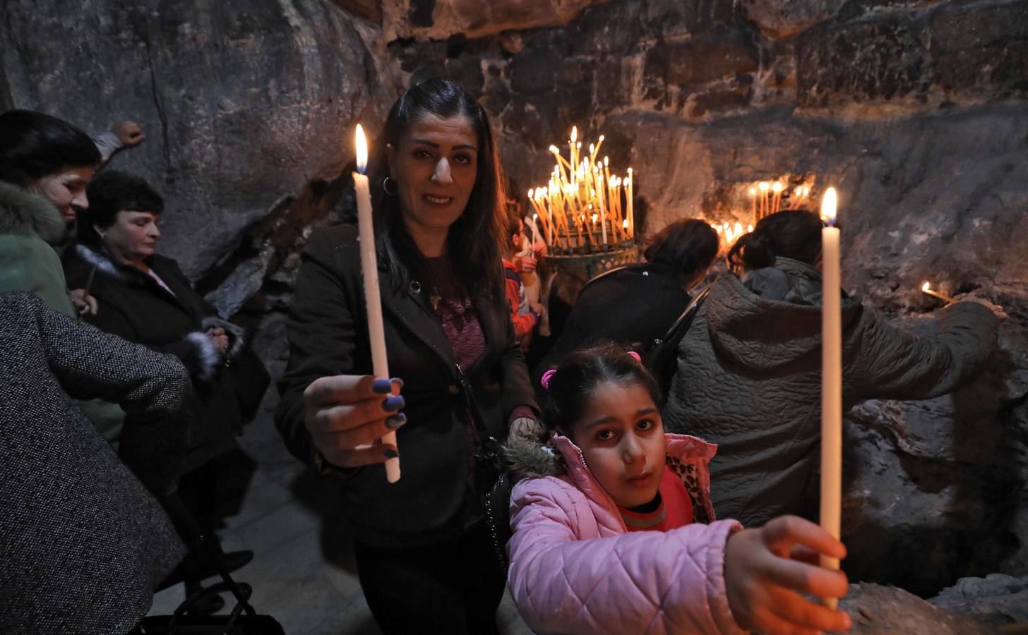 Fotos: Celebración del Día de Santa Bárbara en Cisjordania