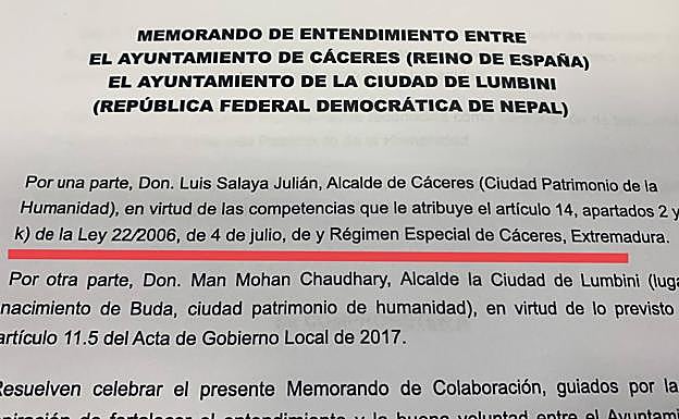 Arranque del Memorando. 