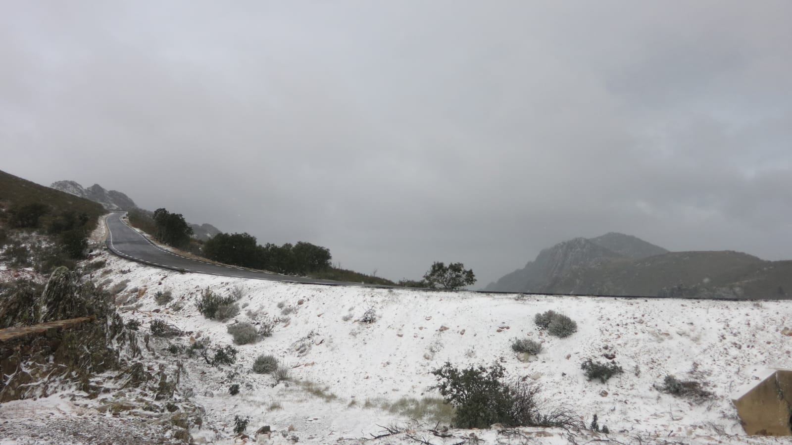 La borrasca Gloria ha dejado bonitas estampas en Las Villuercas