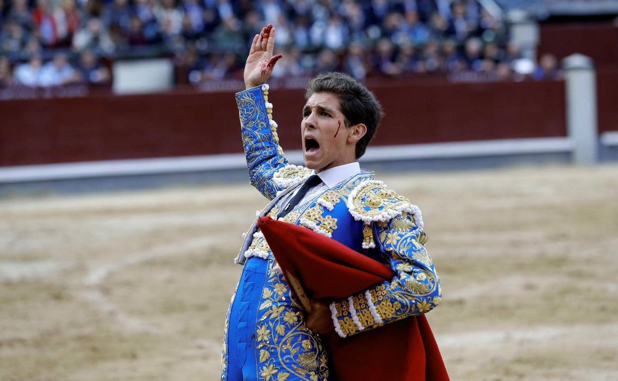 GInés Marínen la plaza de toros de Las Ventas 
