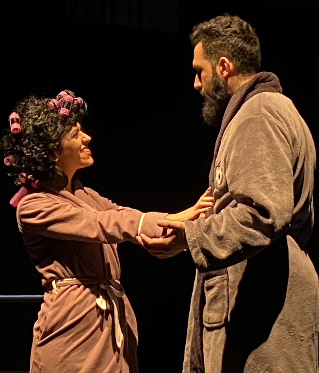 Actores extremeños en 'Crímenes horrendos'. :: A. T.