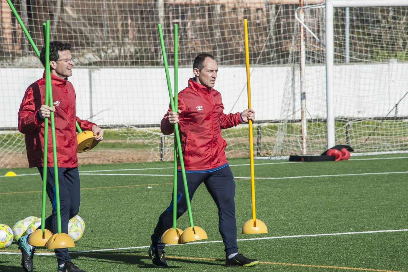 Munitis dirige su primer entrenamiento