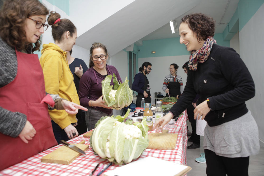 Taller de cocina de la cooperativa Actyva y Amapola. 