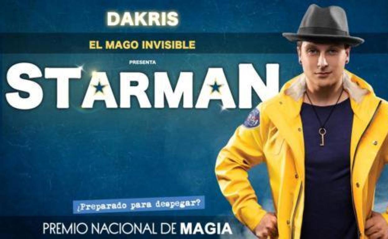 El mago Drakis actúa en el Gran Teatro de Cáceres