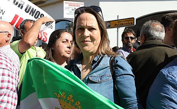 Nadia Ruiz, alcaldesa de Acedera. 