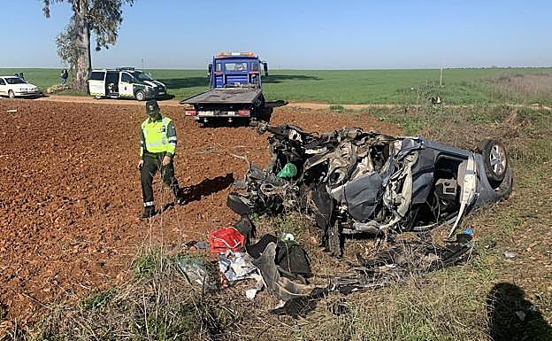 Tercer fallecido, segundo de Hornachos, en el accidente de Calzadilla