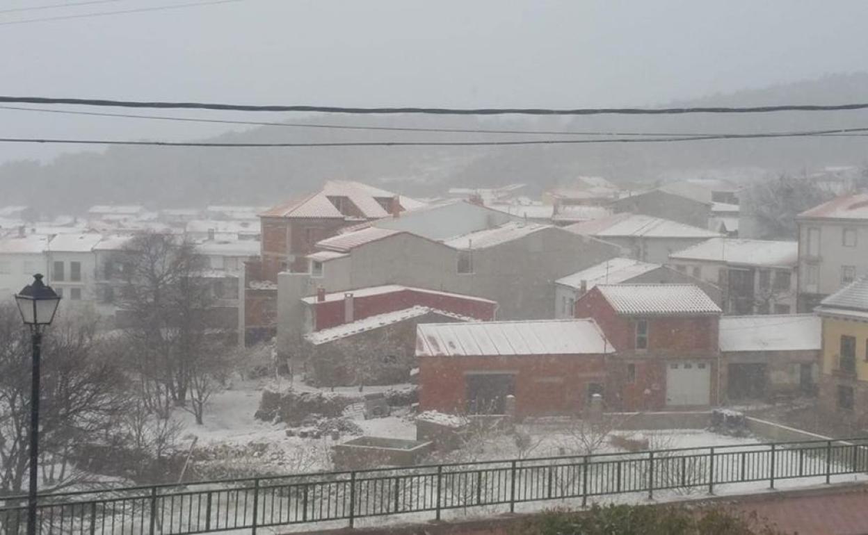 Así amanecía Piornal.