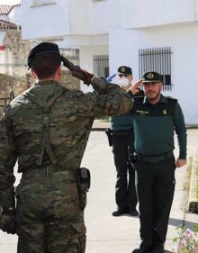 Imagen secundaria 2 - Despliegan 116 militares en Malpartida de Cáceres, Almaraz y Valencia de Alcántara