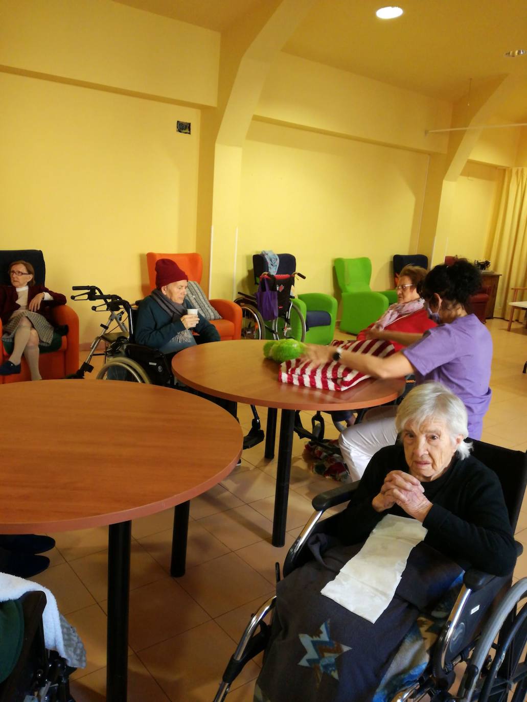 Fotos: Encierro en una residencia en Losar de la Vera