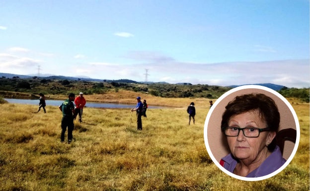 Trabajos de búsqueda de la mujer de Bohonal de Ibor. 