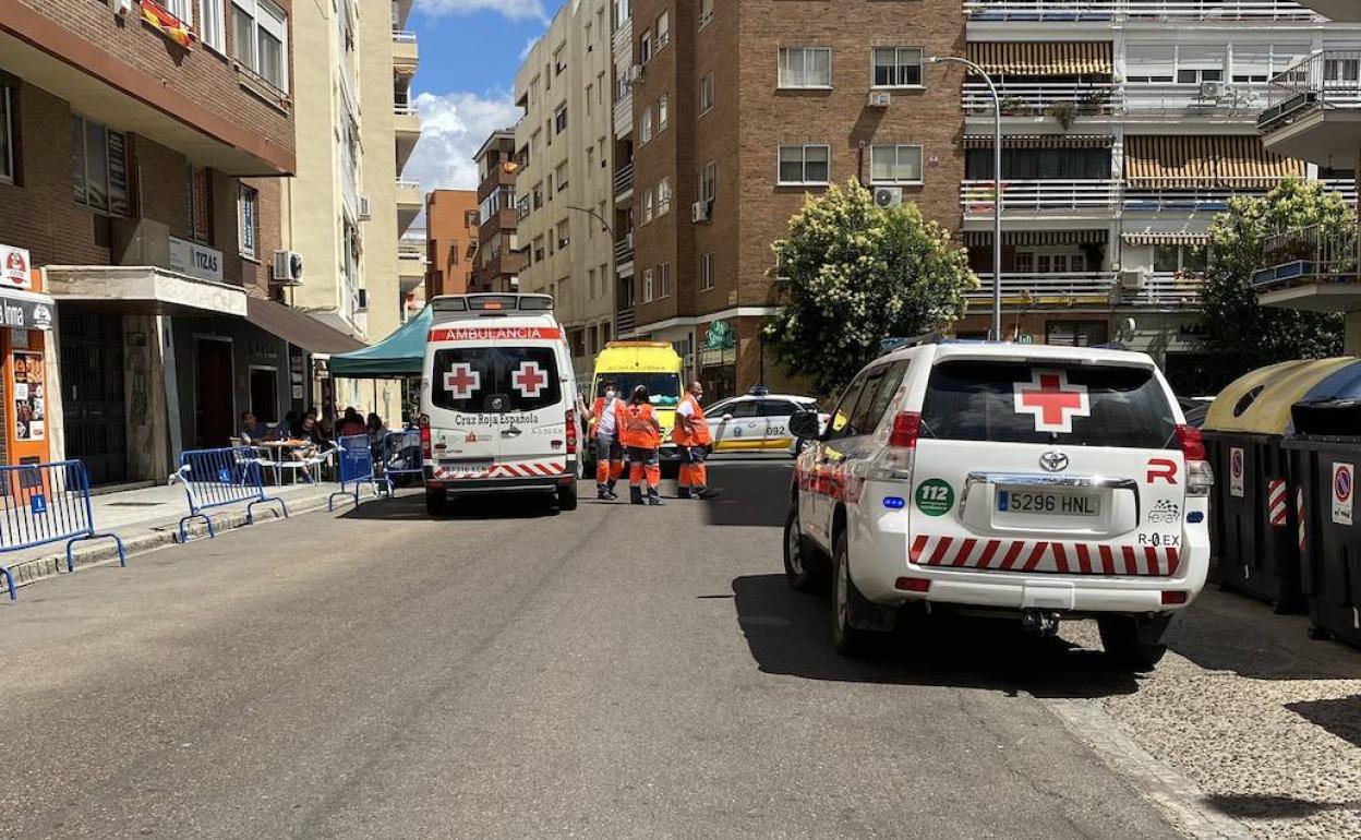 Equipos de emergencias en el lugar del suceso.
