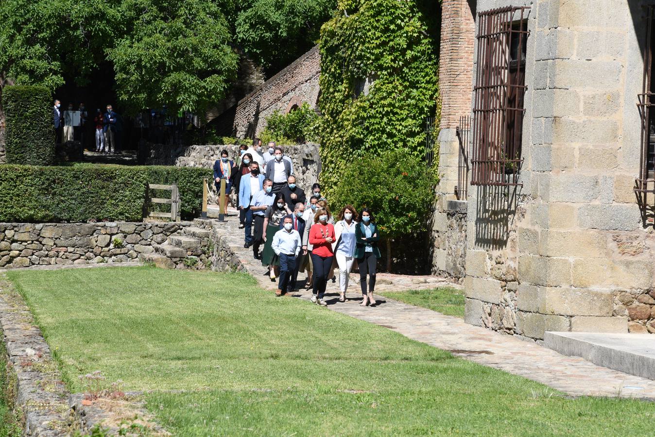 Inauguración de la ampliación de la visita turística en el Monasterio de Yuste 