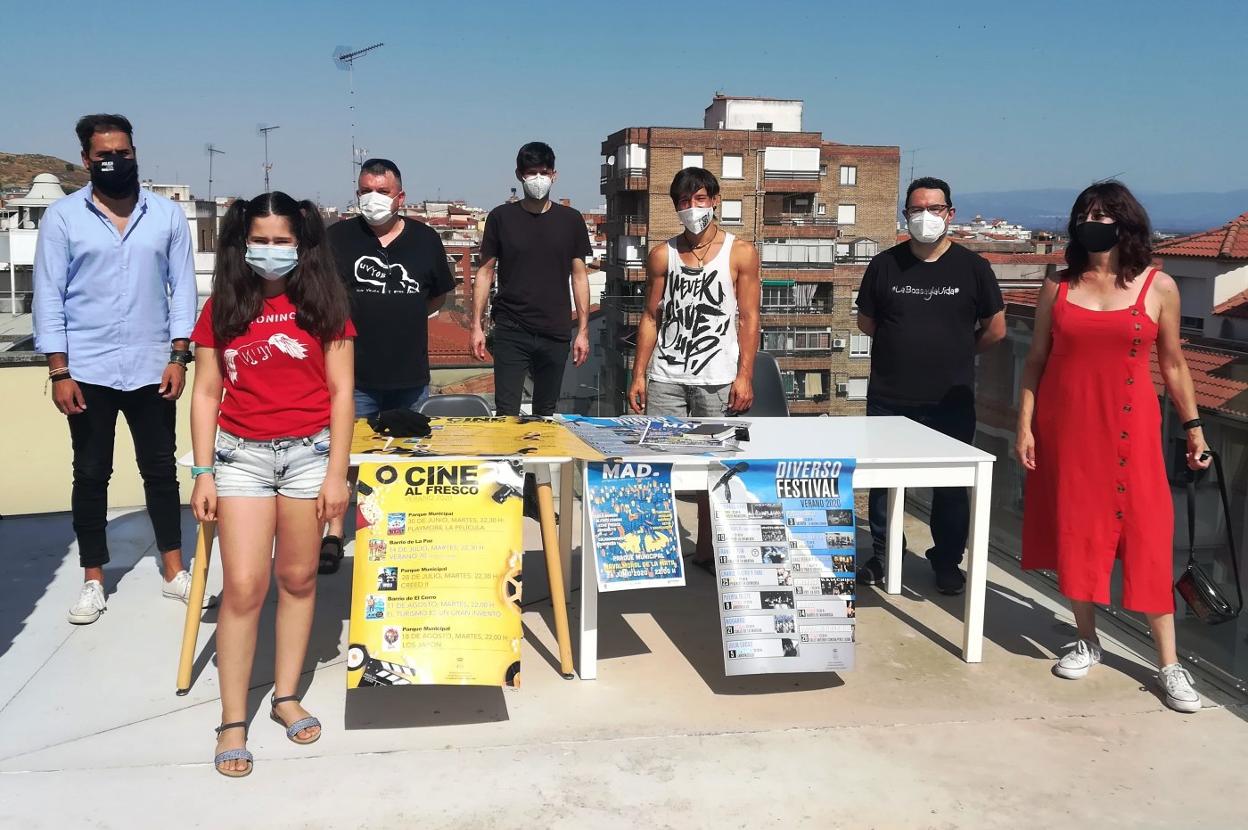 La presentación se hizo en la terraza de La Gota. 