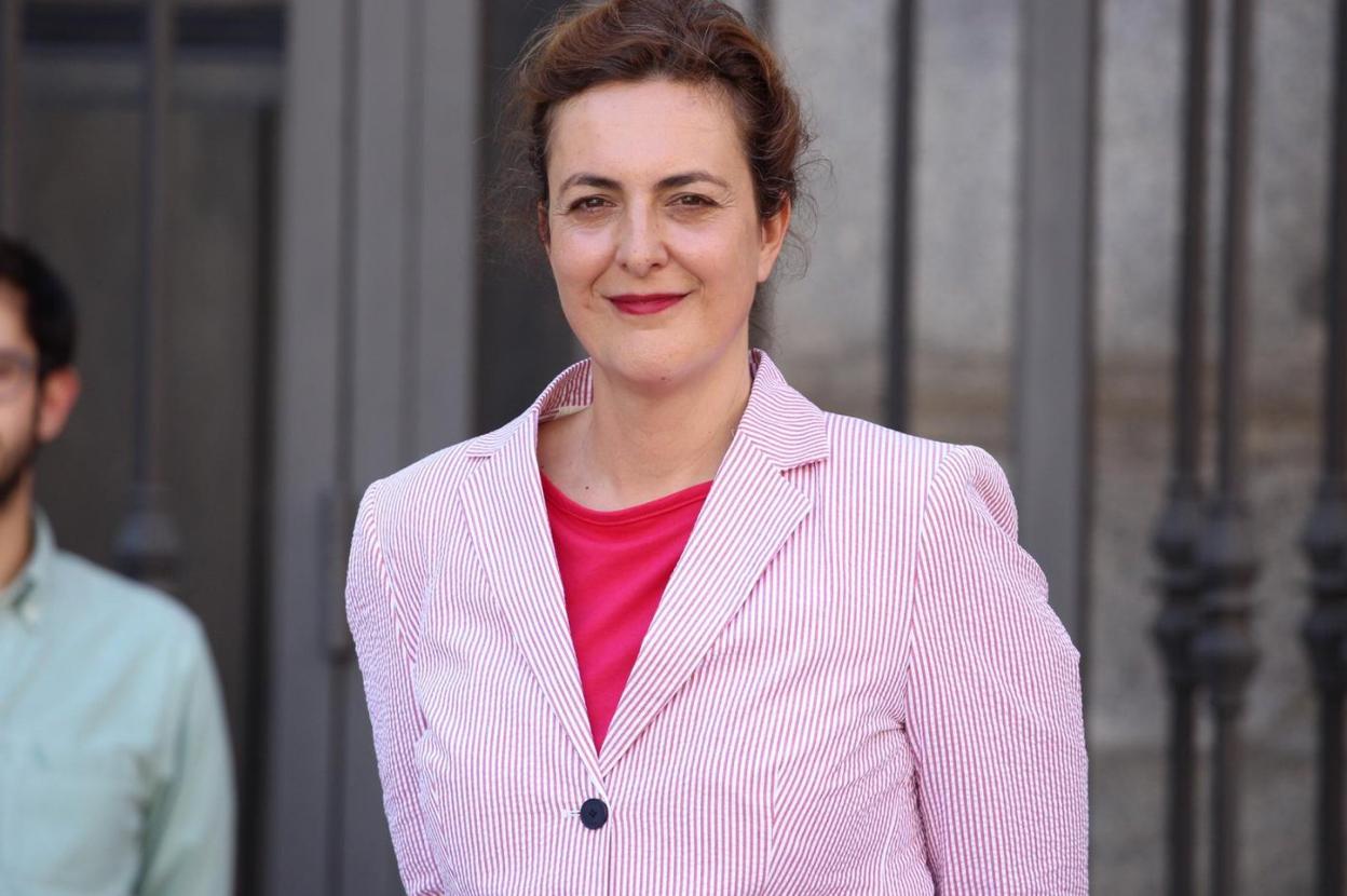 Francisca García-Moreno Nisa, en la presentación de su candidatura. 