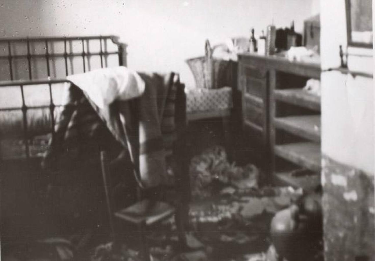 Imagen del interior de una casa de Carrascalejo desvalijada.