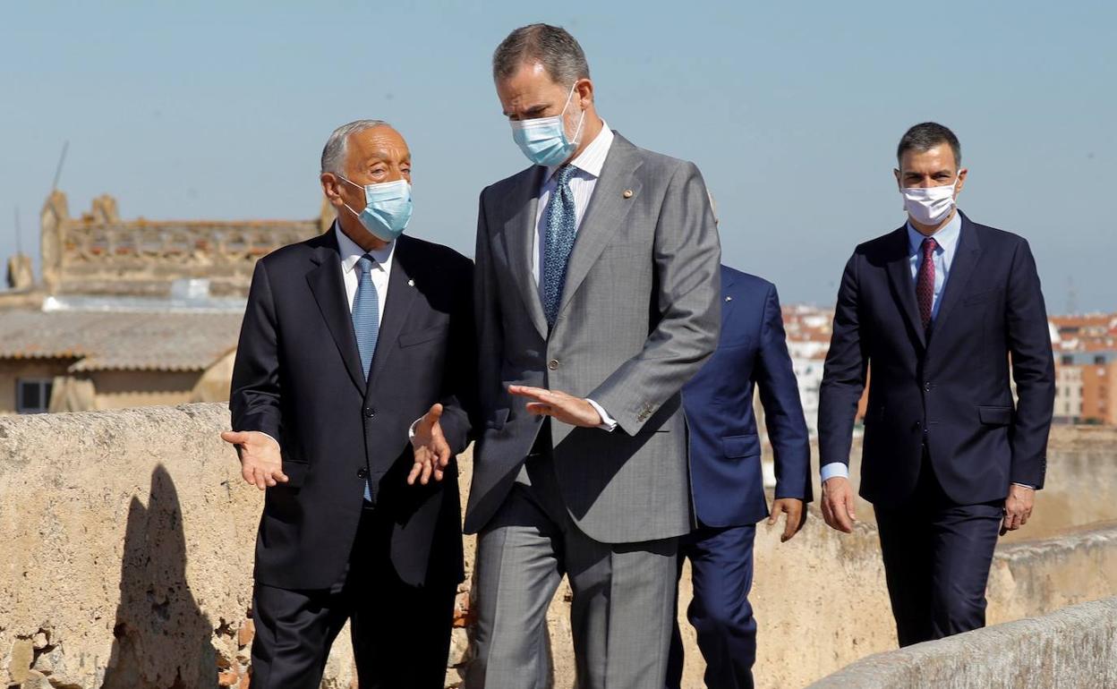 Visita del rey Felipe VI el pasado día 1 de julio a Badajoz. 