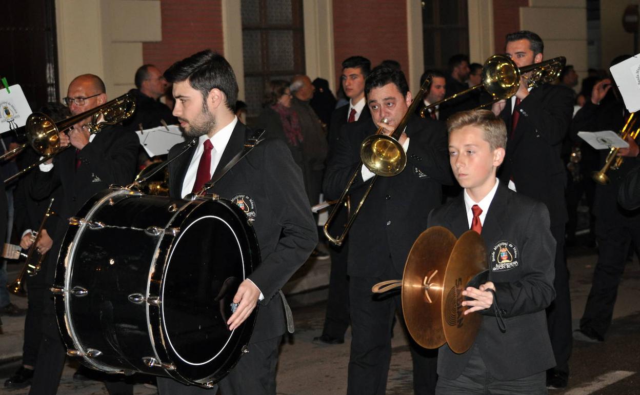 Imagen de archivo de la banda municipal de música de Don Benito. 